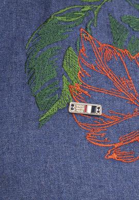 Kadın Lacivert Dokuma Elbise - 50209461005