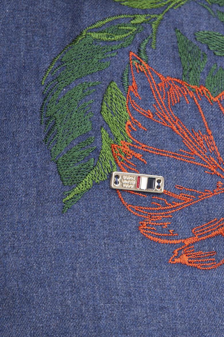 Kadın Lacivert Dokuma Elbise - 50209461005