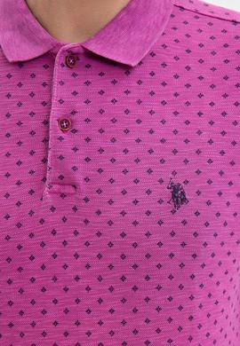 Erkek Menekşe Polo Yaka T-Shirt - 50202976011