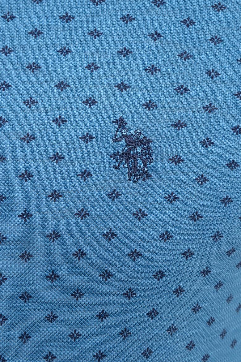 Erkek İndigo Polo Yaka Tişört - 50202976004