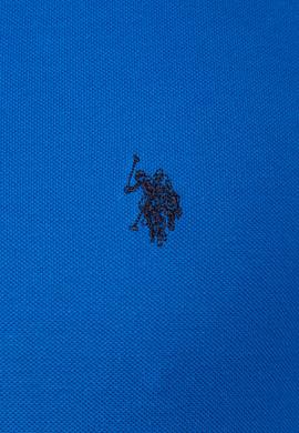 Erkek Kobalt Polo Yaka Sweatshirt Basic - 50209199116