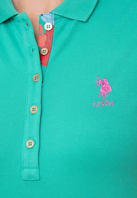 Kadın Mint Polo Yaka Basic Tişört - 50198886105