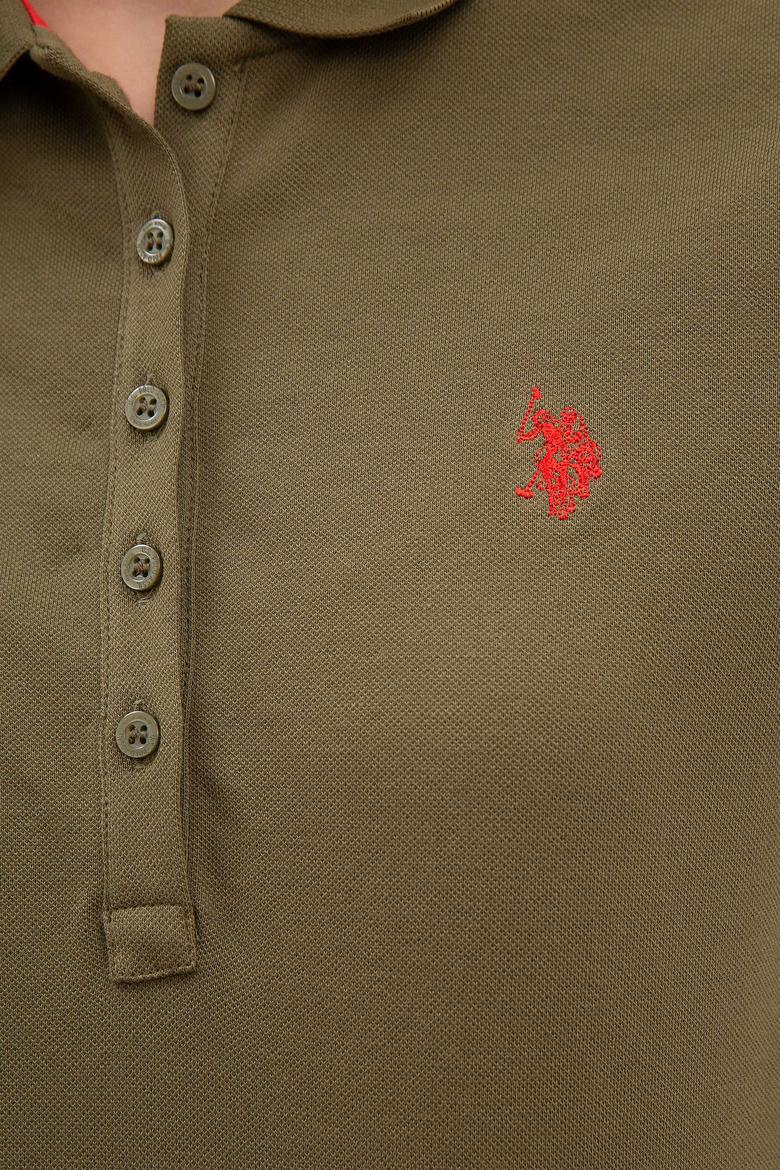 Kadın Haki Basic Tişört - 50202756012