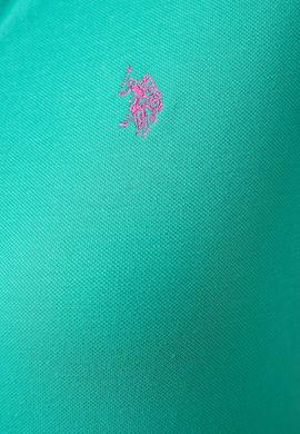 Kadın Mint Basic Polo Yaka Tişört - 50202756118