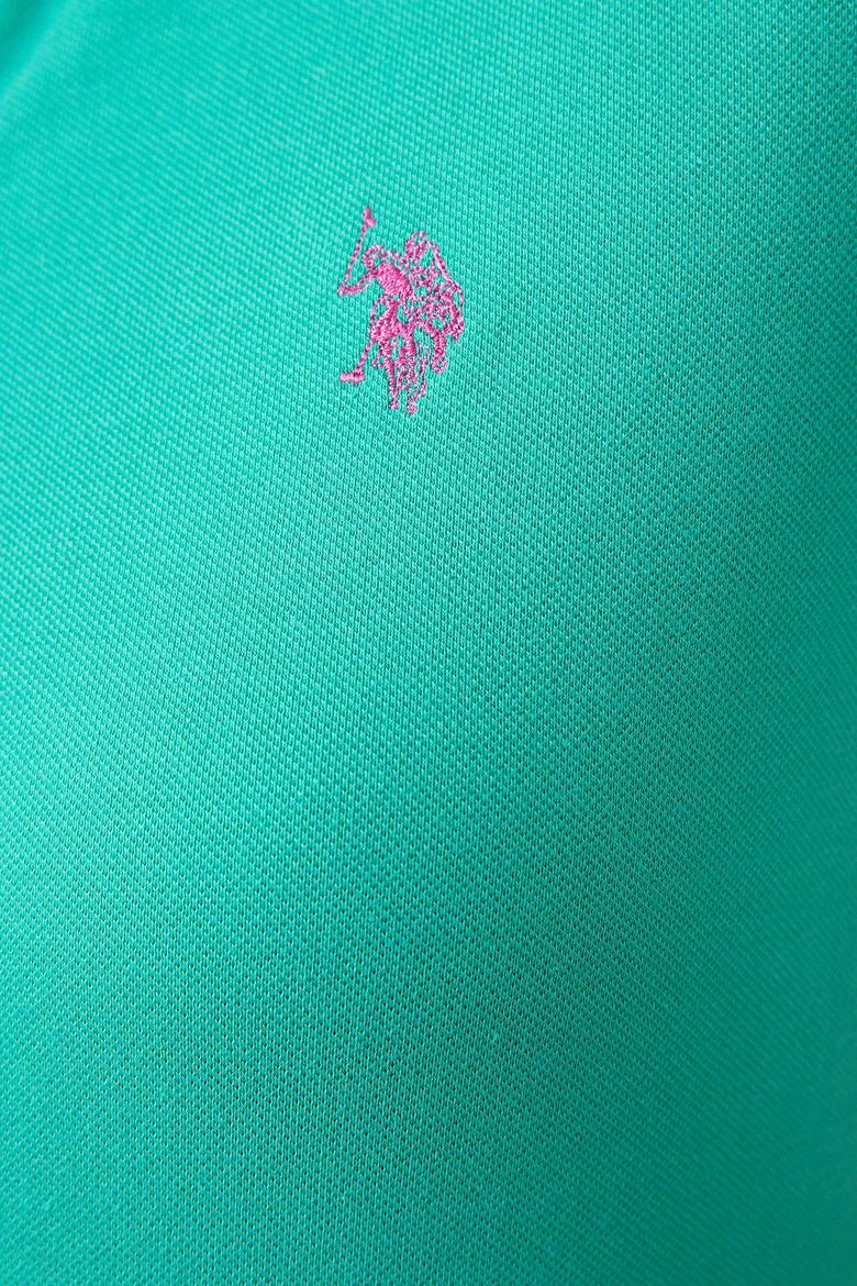 Kadın Mint Basic Polo Yaka Tişört - 50202756118