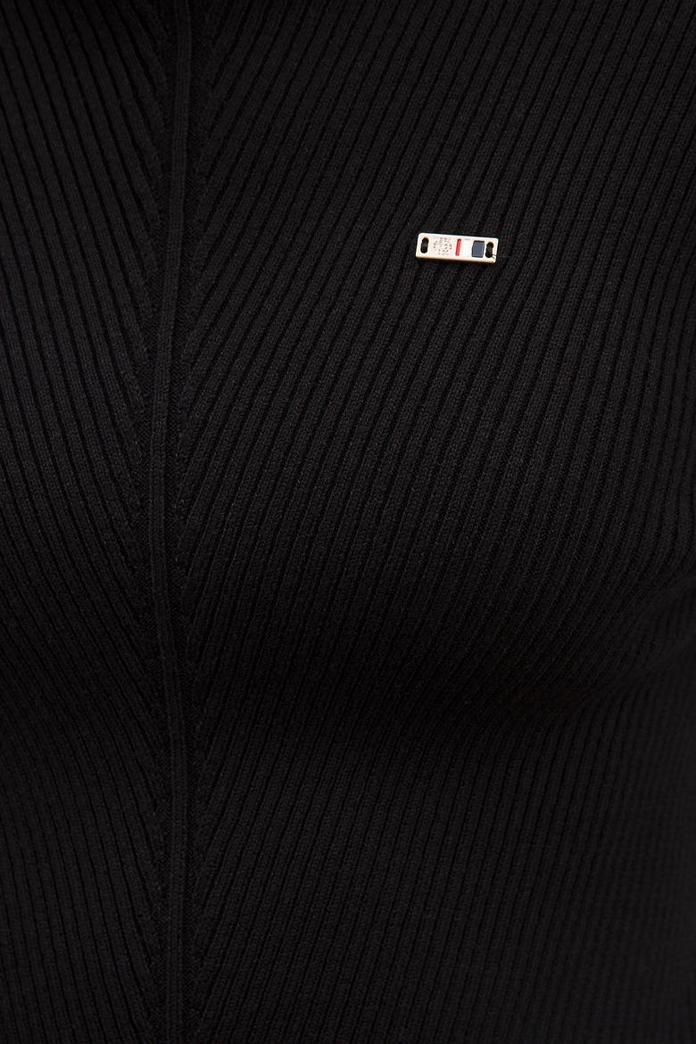 Kadın Siyah Triko Elbise - 50209481008