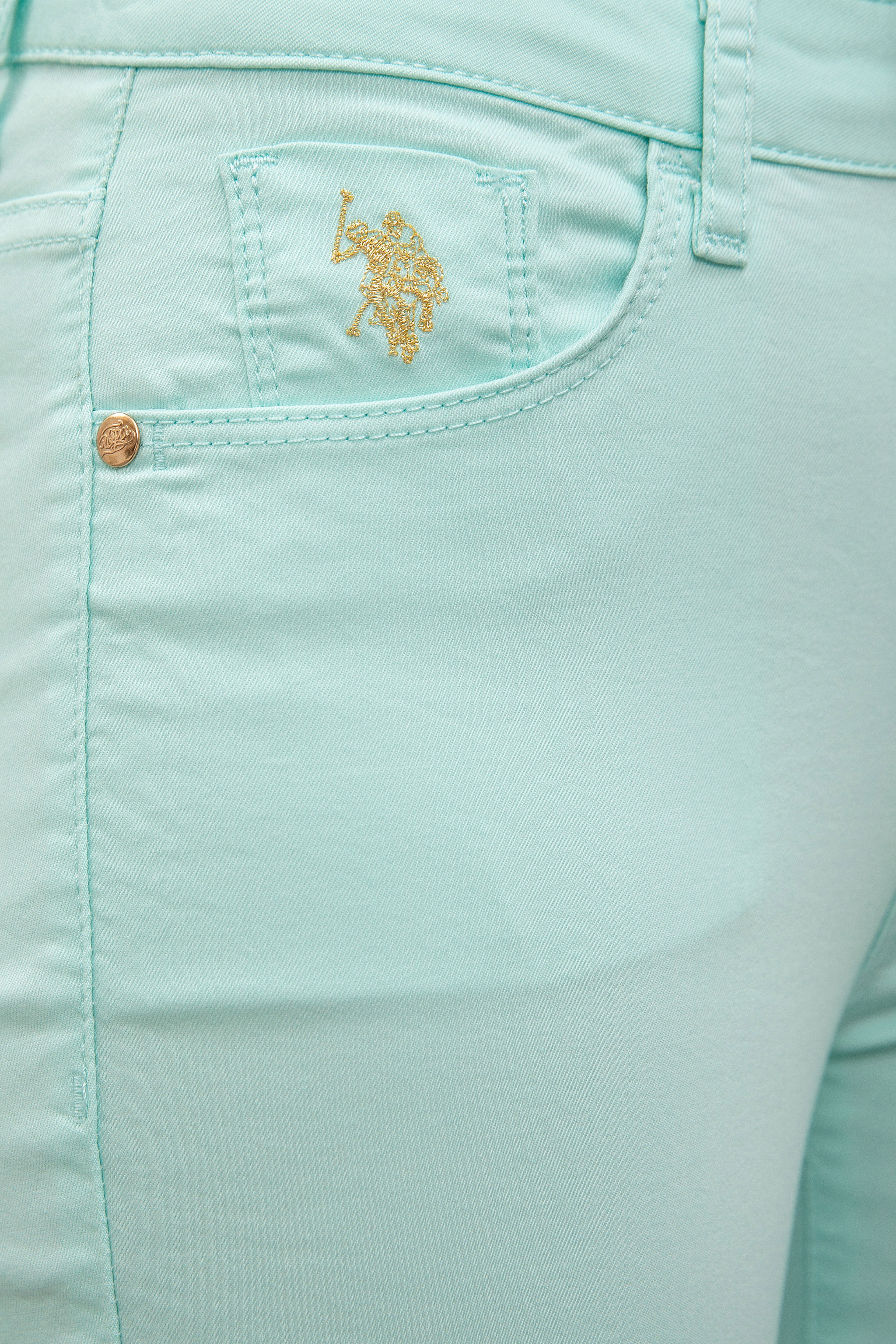 Kadın Su Yeşili Pantolon - Image 4
