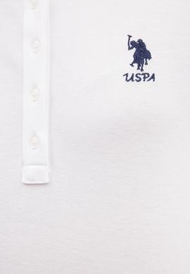 Kadın Beyaz Polo Yaka T-Shirt Basic - 50202692004