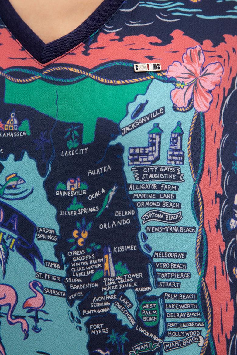 Kadın Lacivert Tişört - 50202591004