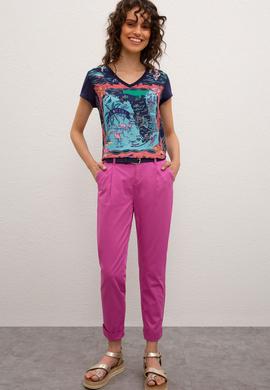 Kadın Lacivert Tişört - 50202591004