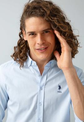 Erkek Mavi Gömlek Uzunkol - 50209139007