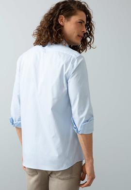 Erkek Mavi Gömlek Uzunkol - 50209139007