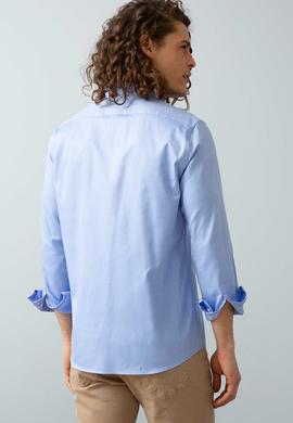 Erkek Mavi Gömlek Uzunkol - 50209139043