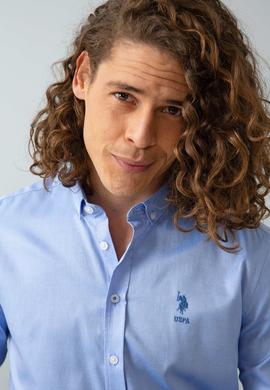 Erkek Mavi Gömlek Uzunkol - 50209139043