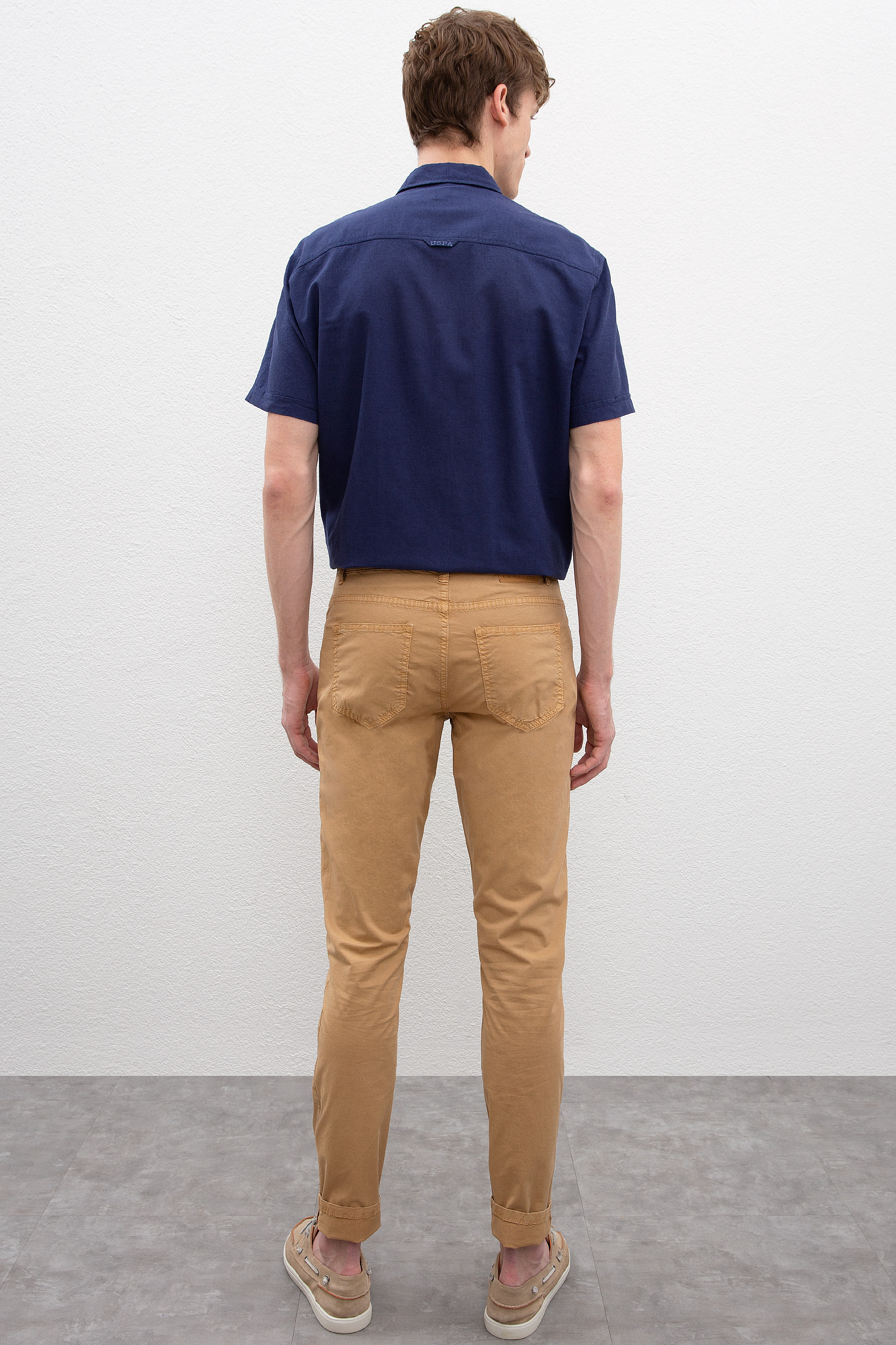 Erkek Camel Chinos