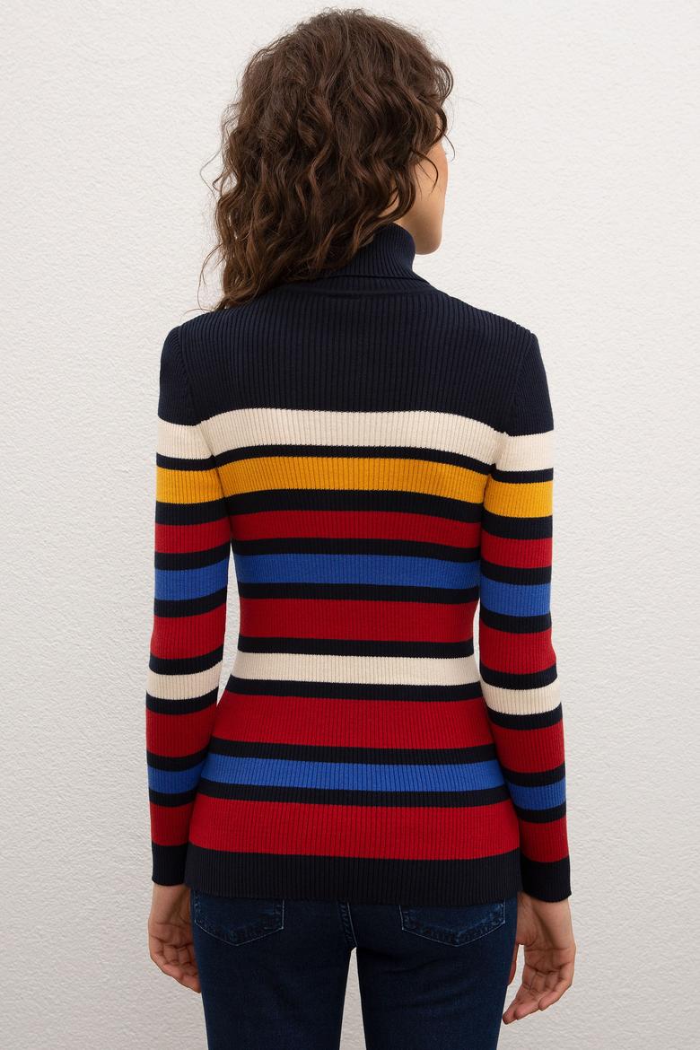 Kadın Lacivert Kazak - 50209795006