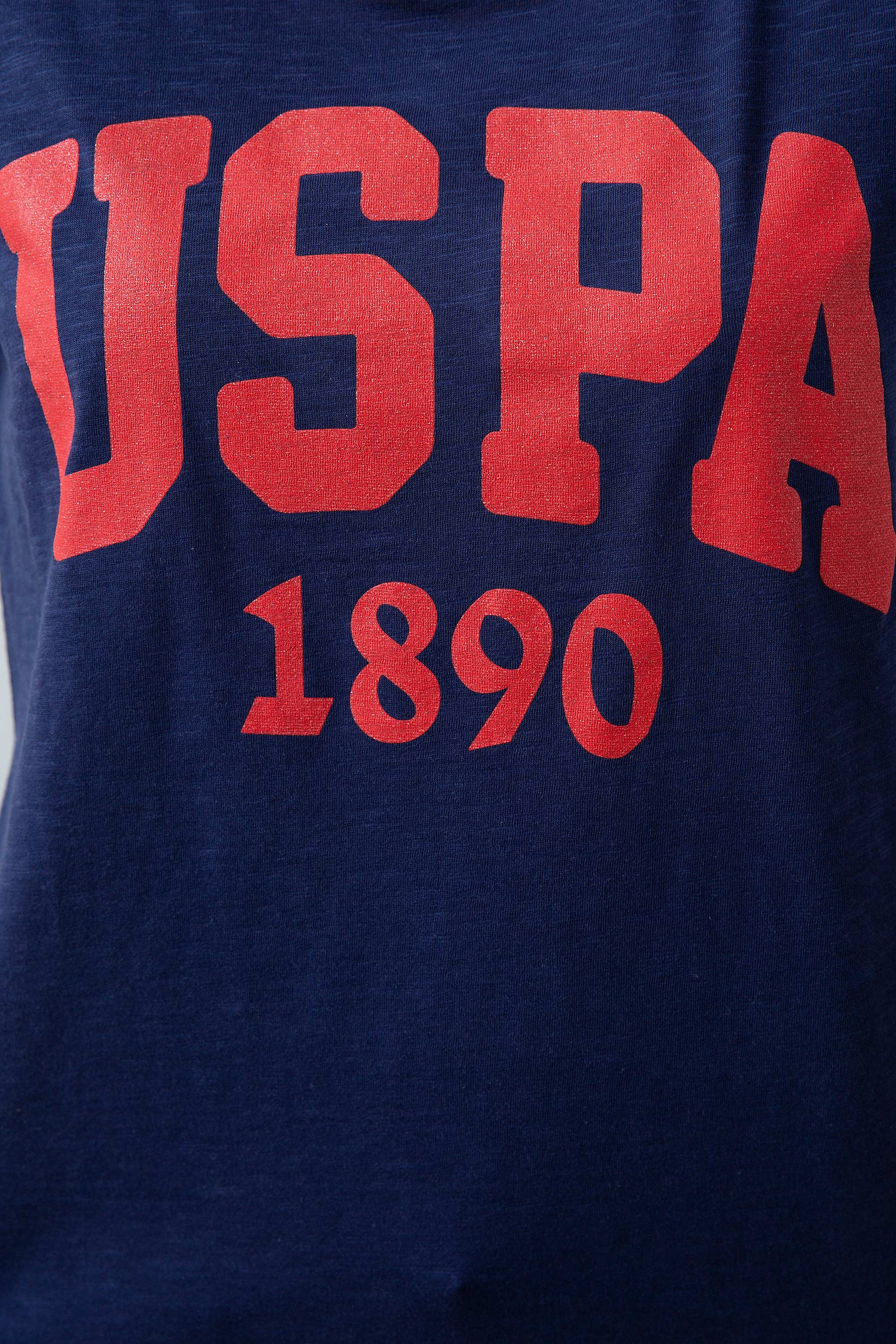 Kadın Lacivert Bisiklet Yaka T-Shirt - Image 5