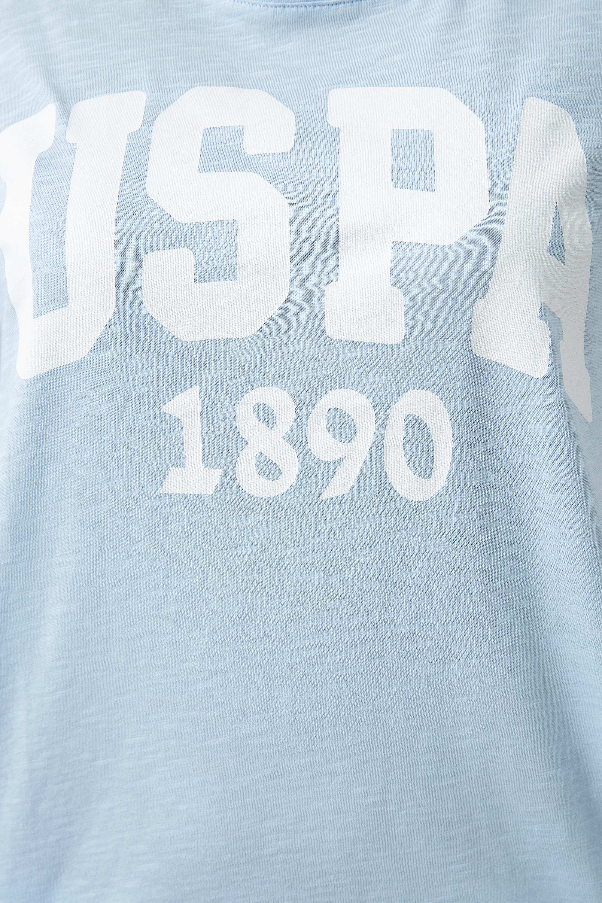 Kadın Mavi Bisiklet Yaka T-Shirt