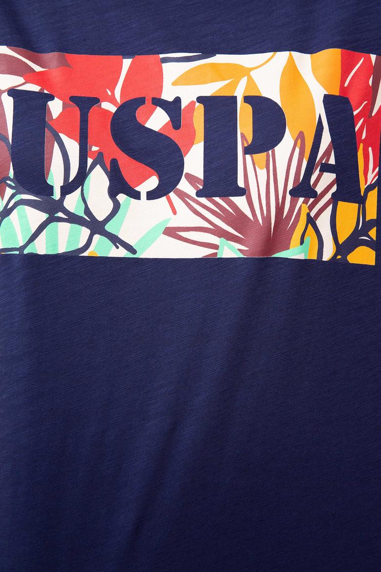 Kadın Lacivert Bisiklet Yaka T-Shirt - 50204903004