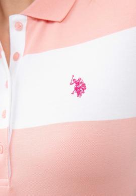 Kadın Pembe Polo Yaka T-Shirt - 50204926032