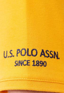 Erkek Koyu Sarı  Polo Yaka T-Shirt Basic - 50206182047