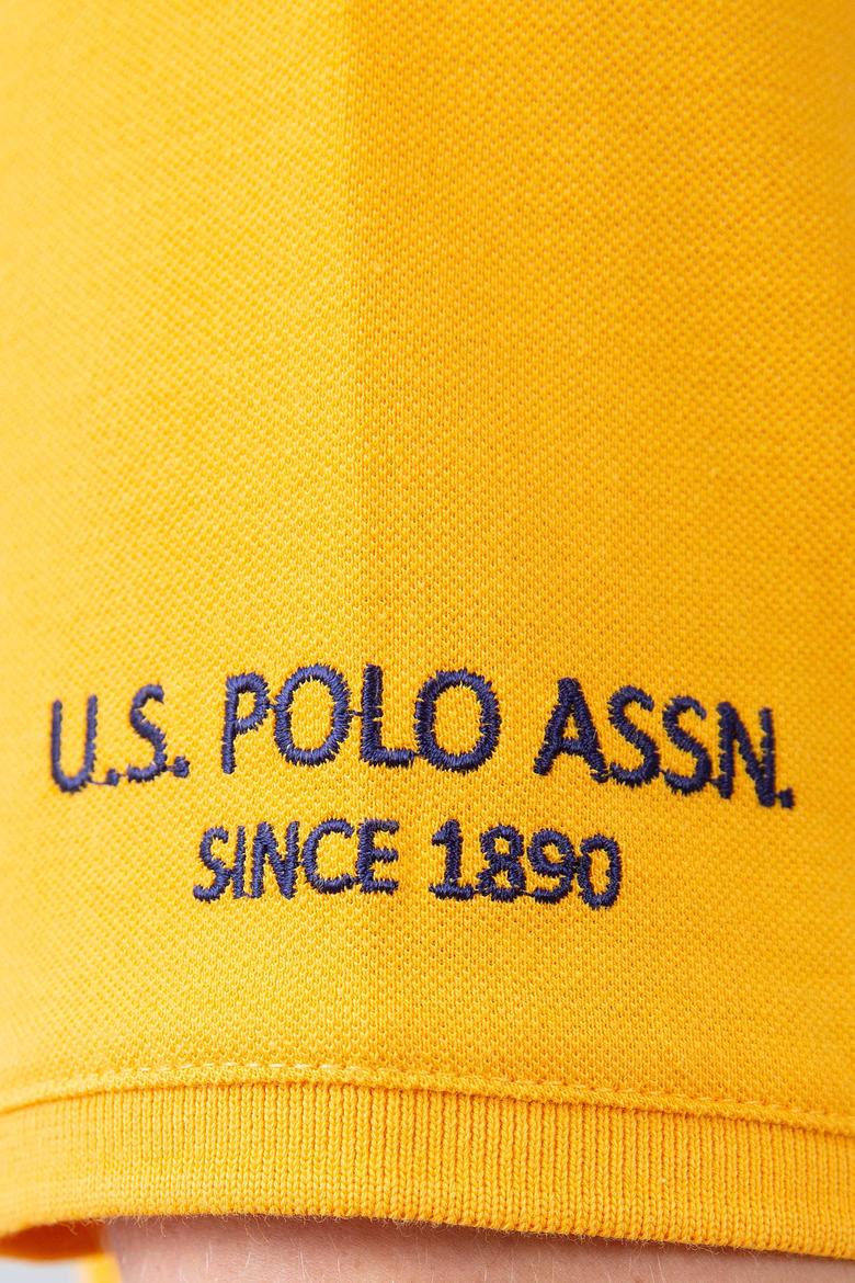 Erkek Koyu Sarı  Polo Yaka T-Shirt Basic - 50206182047