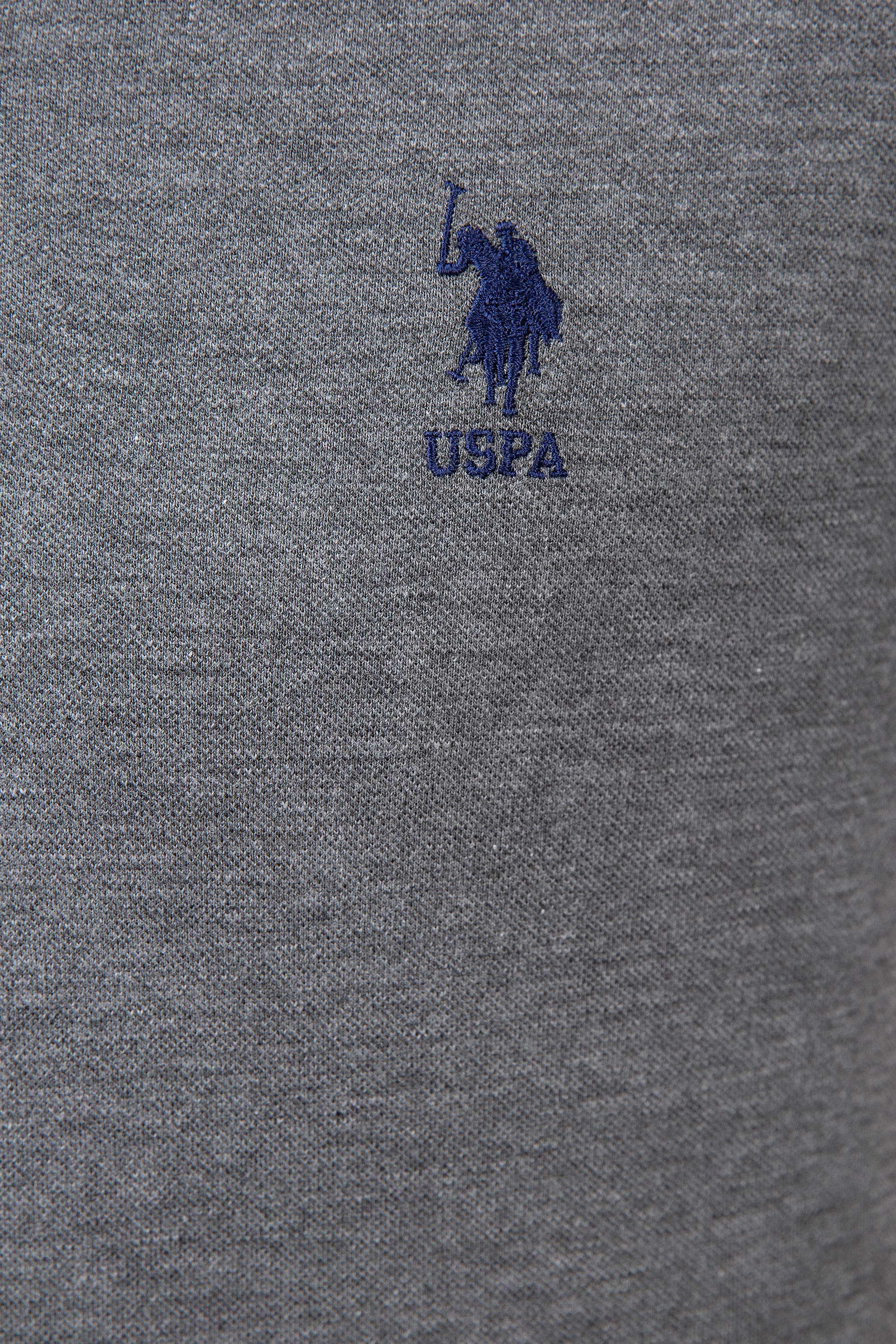 Erkek Antrasit Melanj Polo Yaka T-Shirt