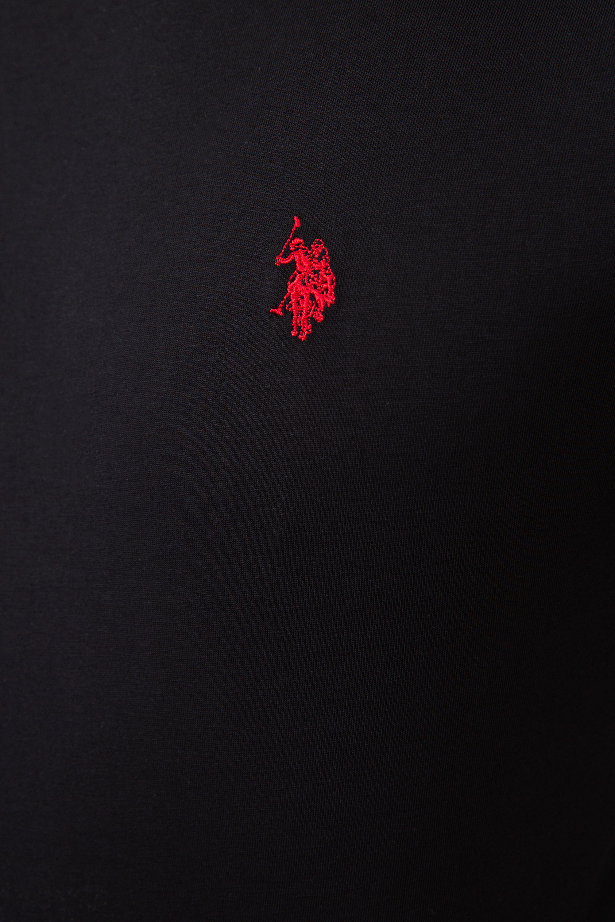 Erkek Siyah Bisiklet Yaka T-Shirt Basic