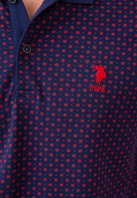 Erkek Nar Çiçeği Polo Yaka T-Shirt - 50206186039