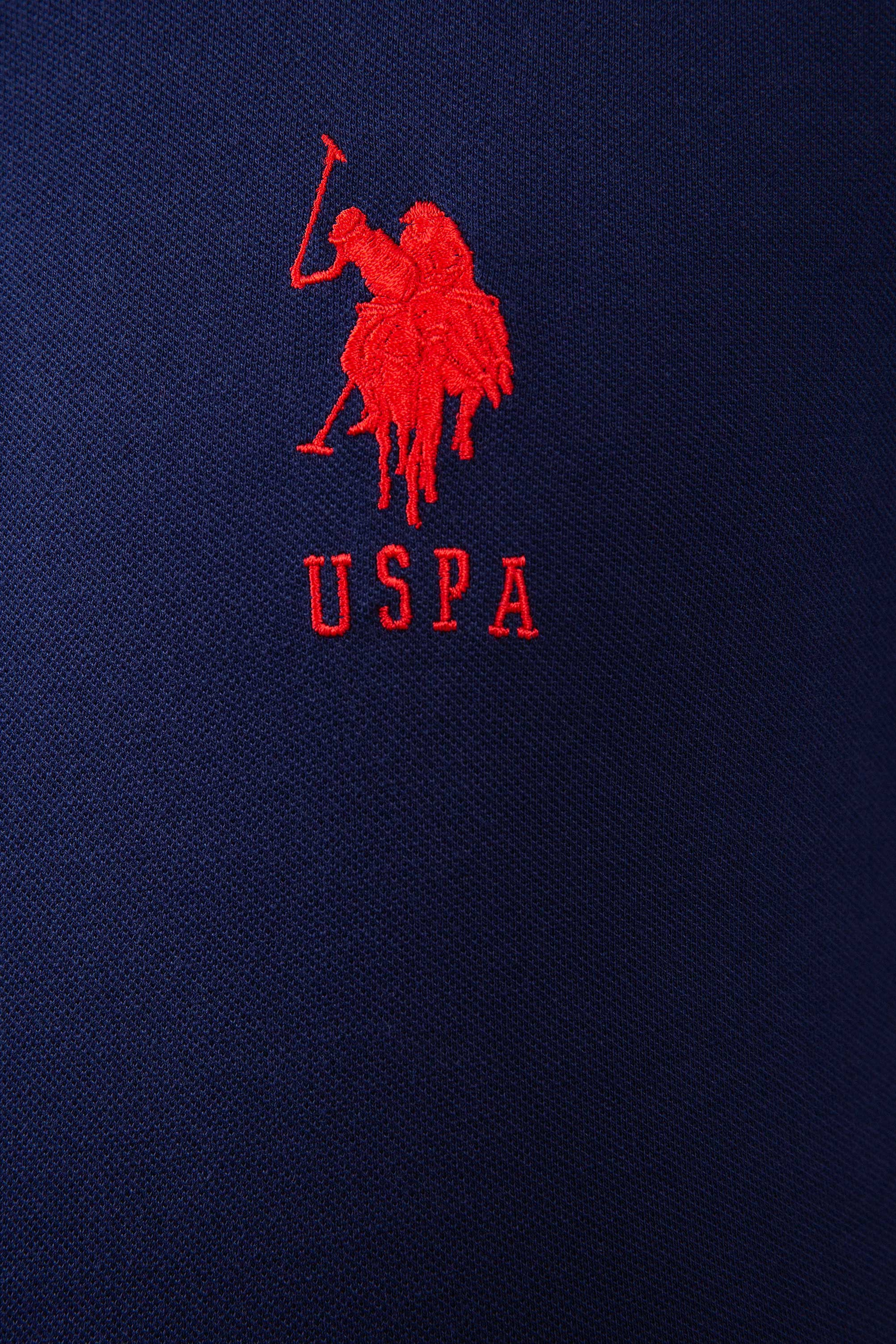 Erkek Lacivert Polo Yaka T-Shirt - Image 5