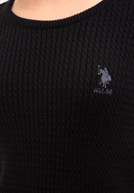 Kadın Siyah Basic Kazak - 50206419048