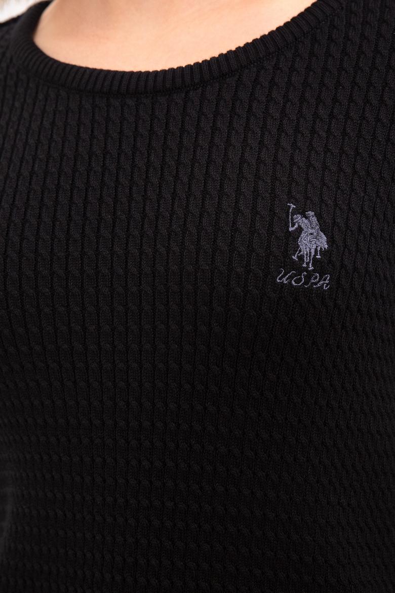 Kadın Siyah Basic Kazak - 50206419048