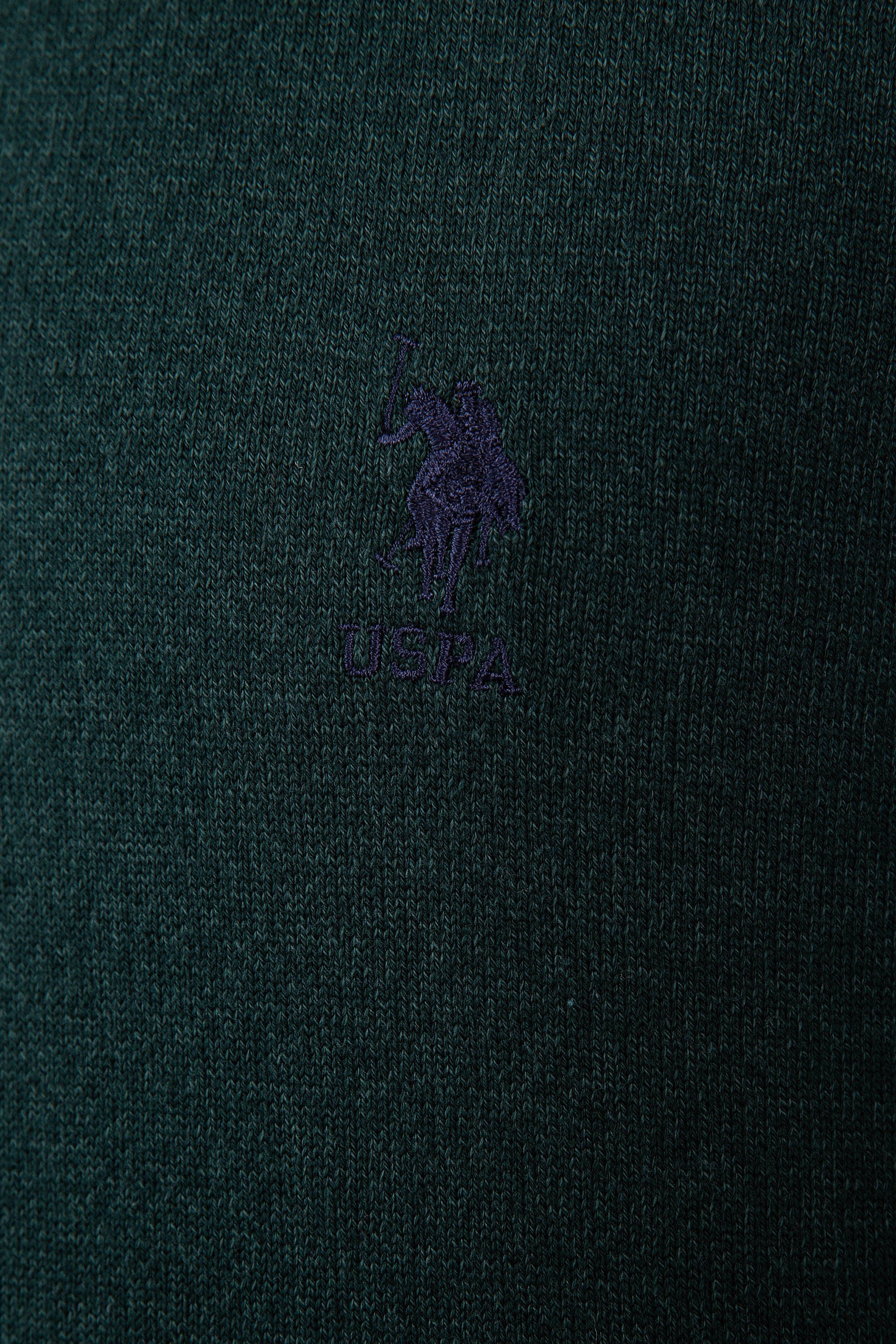 Erkek Yeşil Basic Kazak - Image 5