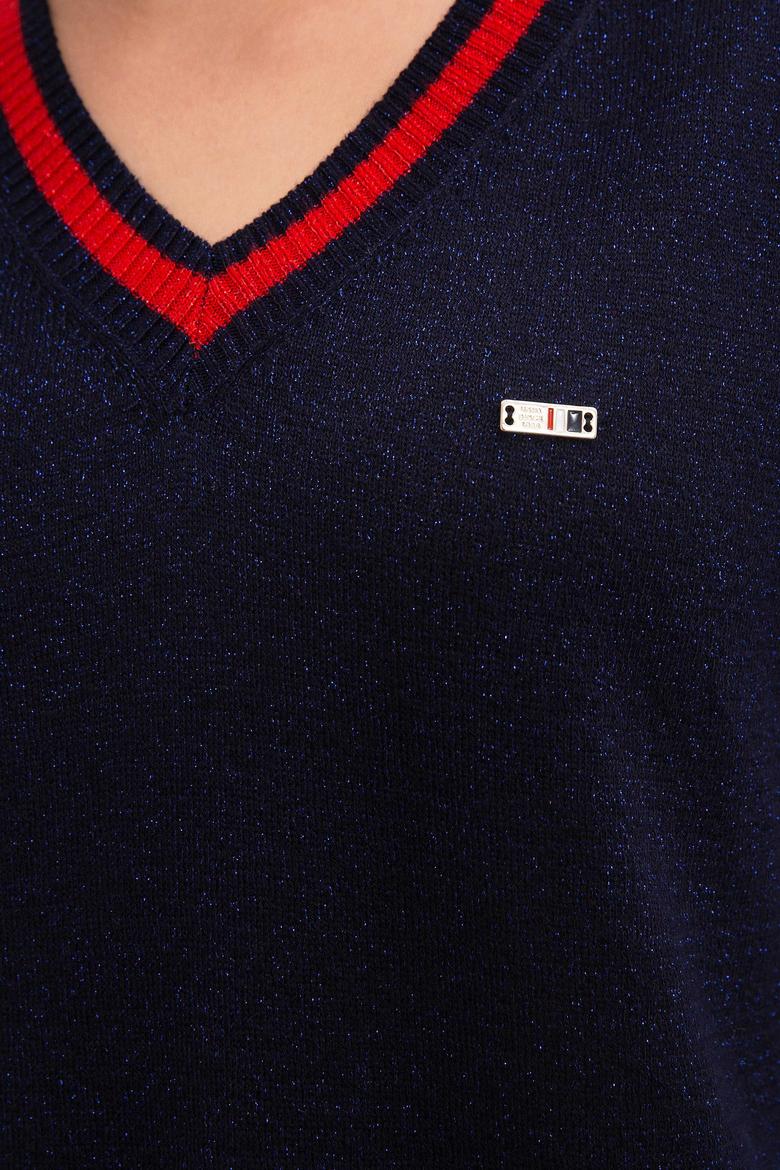 Kadın Lacivert Triko Kazak - 50206809012