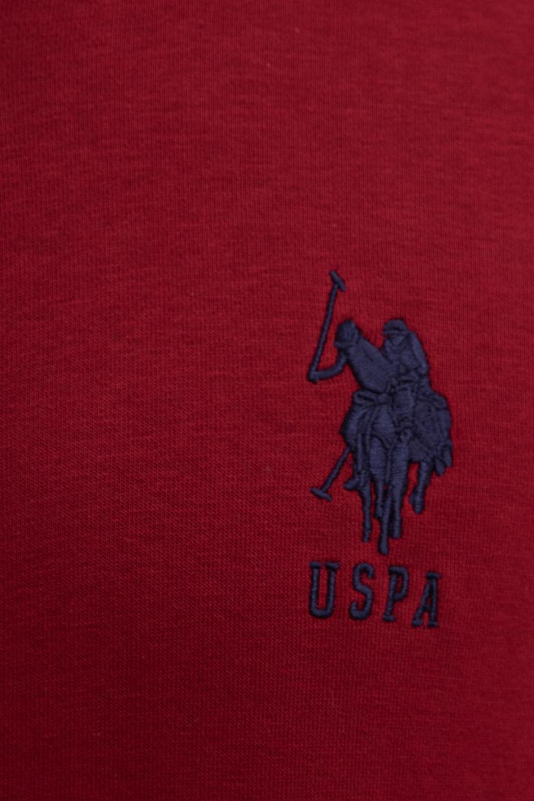 Erkek Bordo Kapüşonlu Fermuarlı Sweatshirt - 50207316061