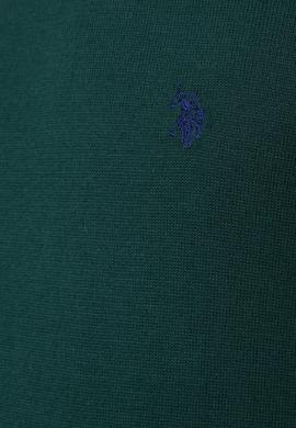 Erkek Koyu Yeşil Basic Kazak - 50211240007