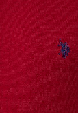 Erkek Bordo Bisiklet Yaka Triko Kazak Basic - 50211240052