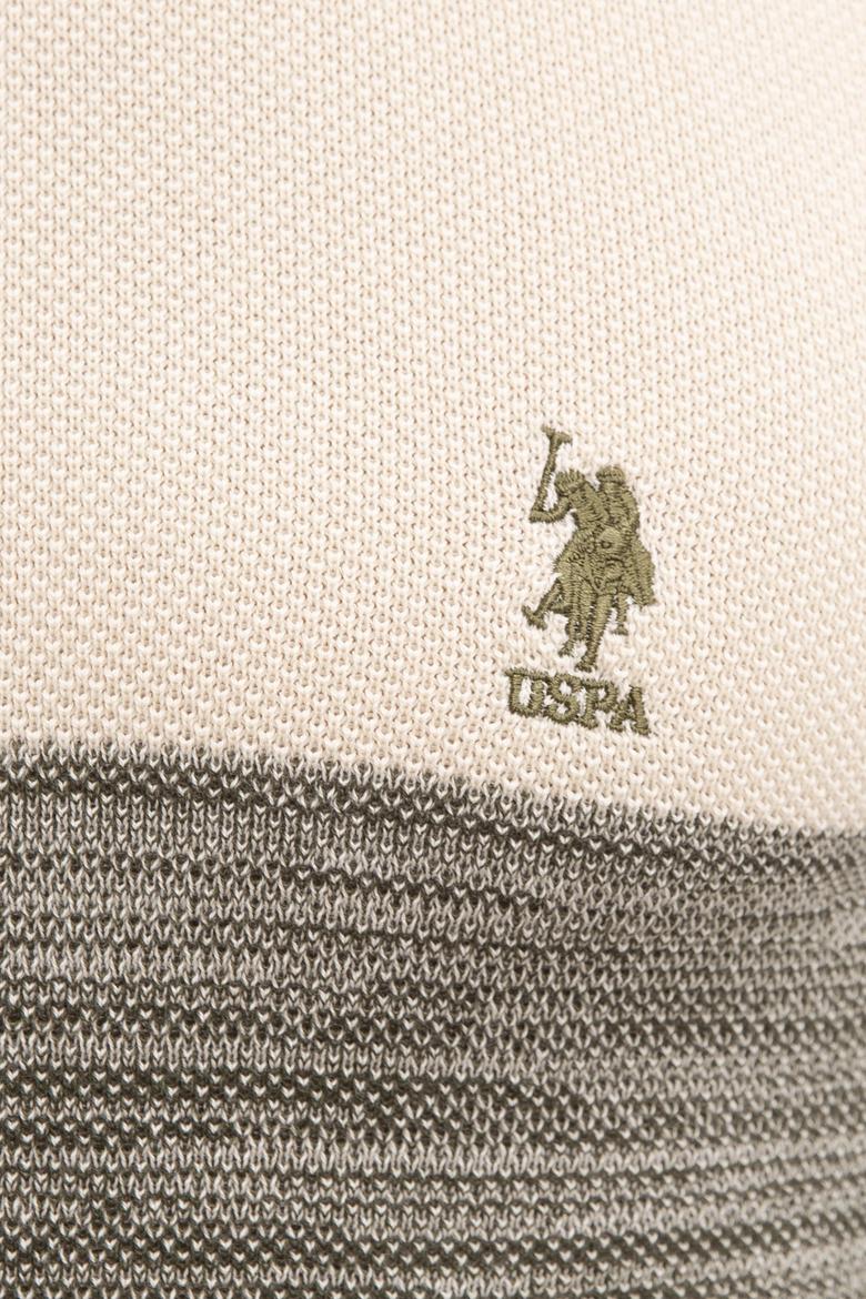 Erkek Haki Bisiklet Yaka Triko Kazak - 50211331023