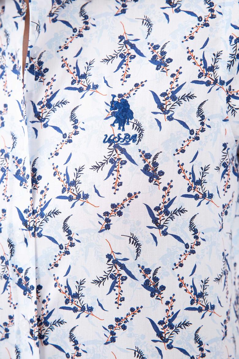 Kadın Mavi Gömlek Uzunkol - 50213840023