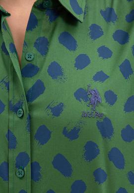 Kadın Yeşil Gömlek Uzunkol - 50207970035