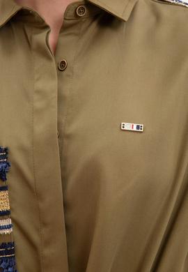 Kadın Yeşil Gömlek Uzunkol - 50207142005