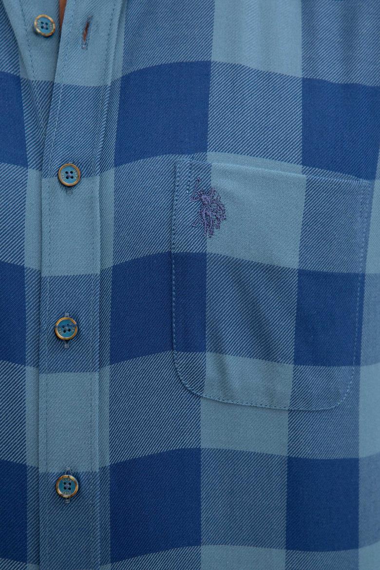 Erkek Koyu Mint Gömlek Uzunkol - 50207296024