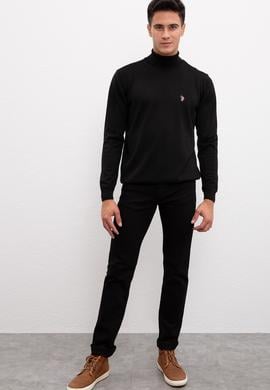 Erkek Siyah Basic Kazak - 50206744019