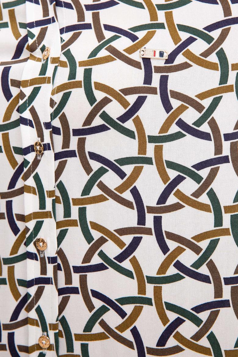 Kadın Yeşil Gömlek Uzunkol - 50207154011