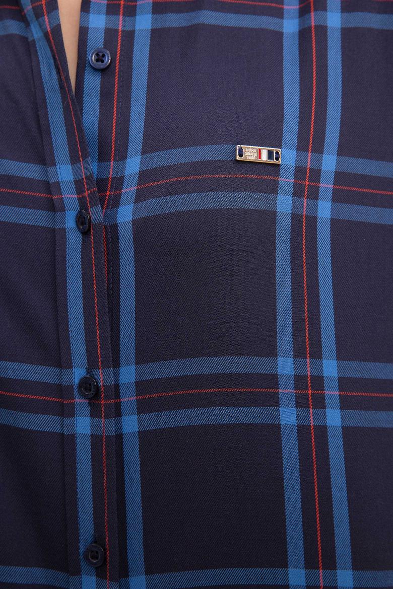 Kadın Lacivert Gömlek - 50207968019