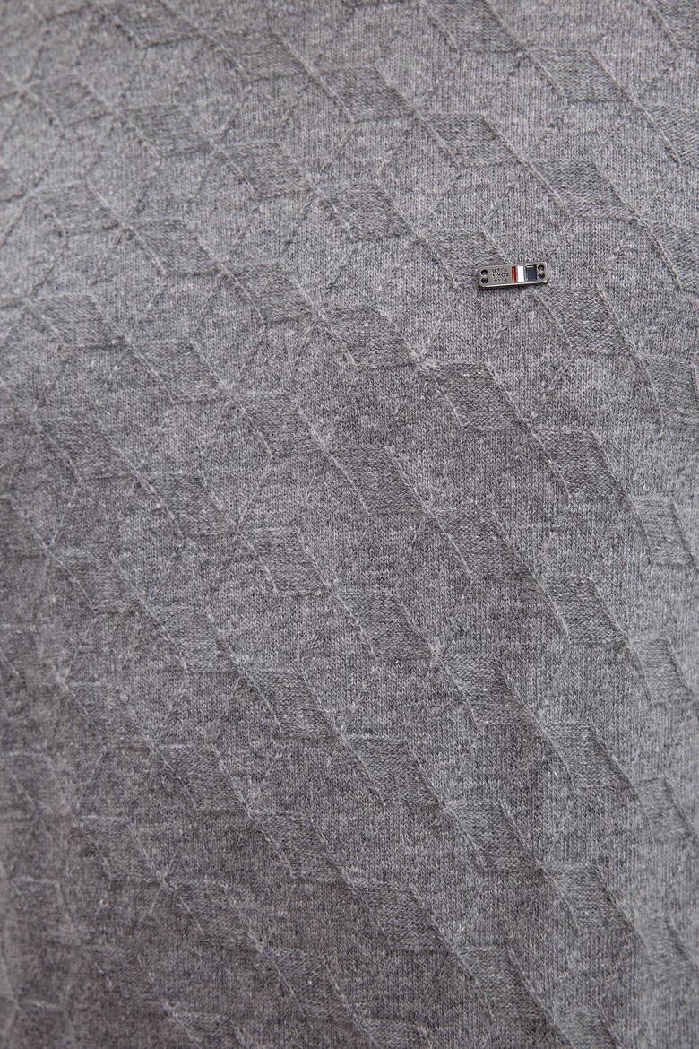 Erkek Antrasit Melanj Kazak - 50207701007