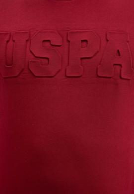 Erkek Bordo Bisiklet Yaka Sweatshirt Basic - 50207326046