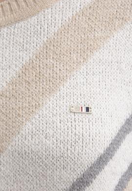 Kadın Beyaz Triko Kazak - 50206859010