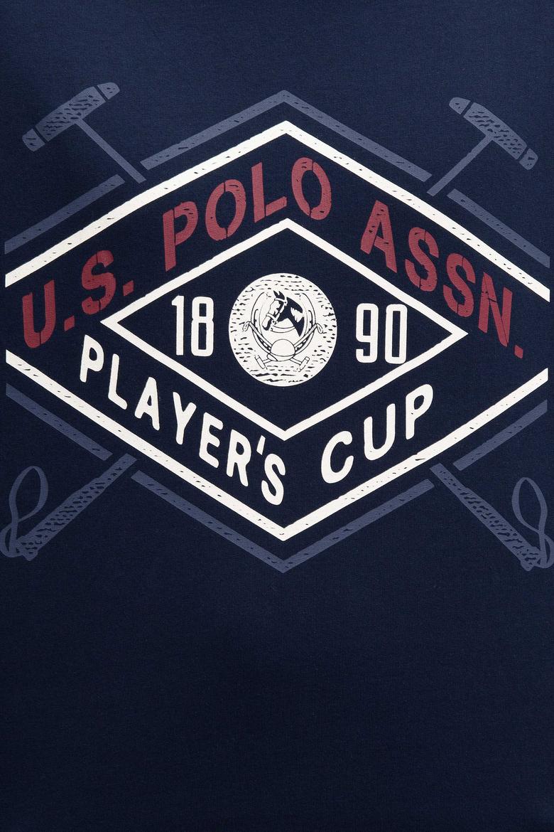 Erkek Lacivert Bisiklet Yaka Sweatshirt - 50216237008