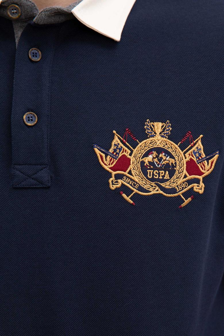 Erkek Antrasit Melanj Polo Yaka Sweatshirt - 50207504015